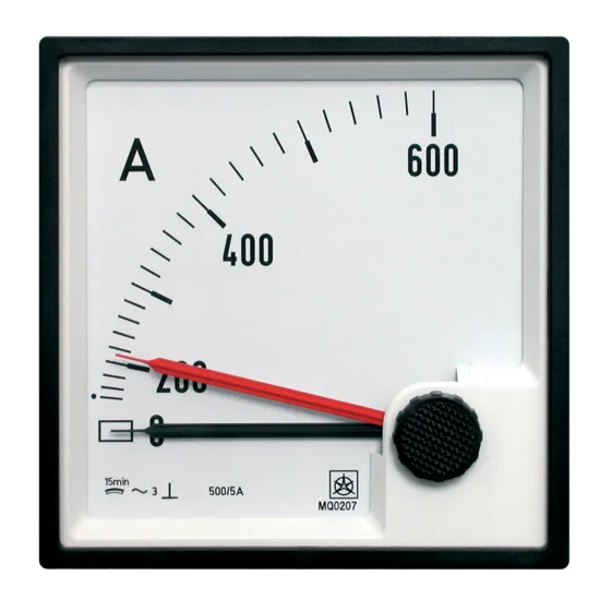 Ampèremètres à bimétaux